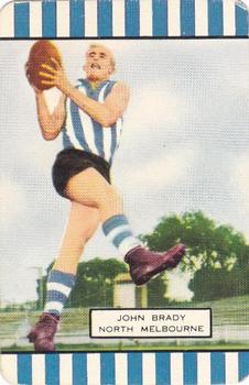 1955 Coles Victorian Footballers Series 3 #NNO John Brady Front
